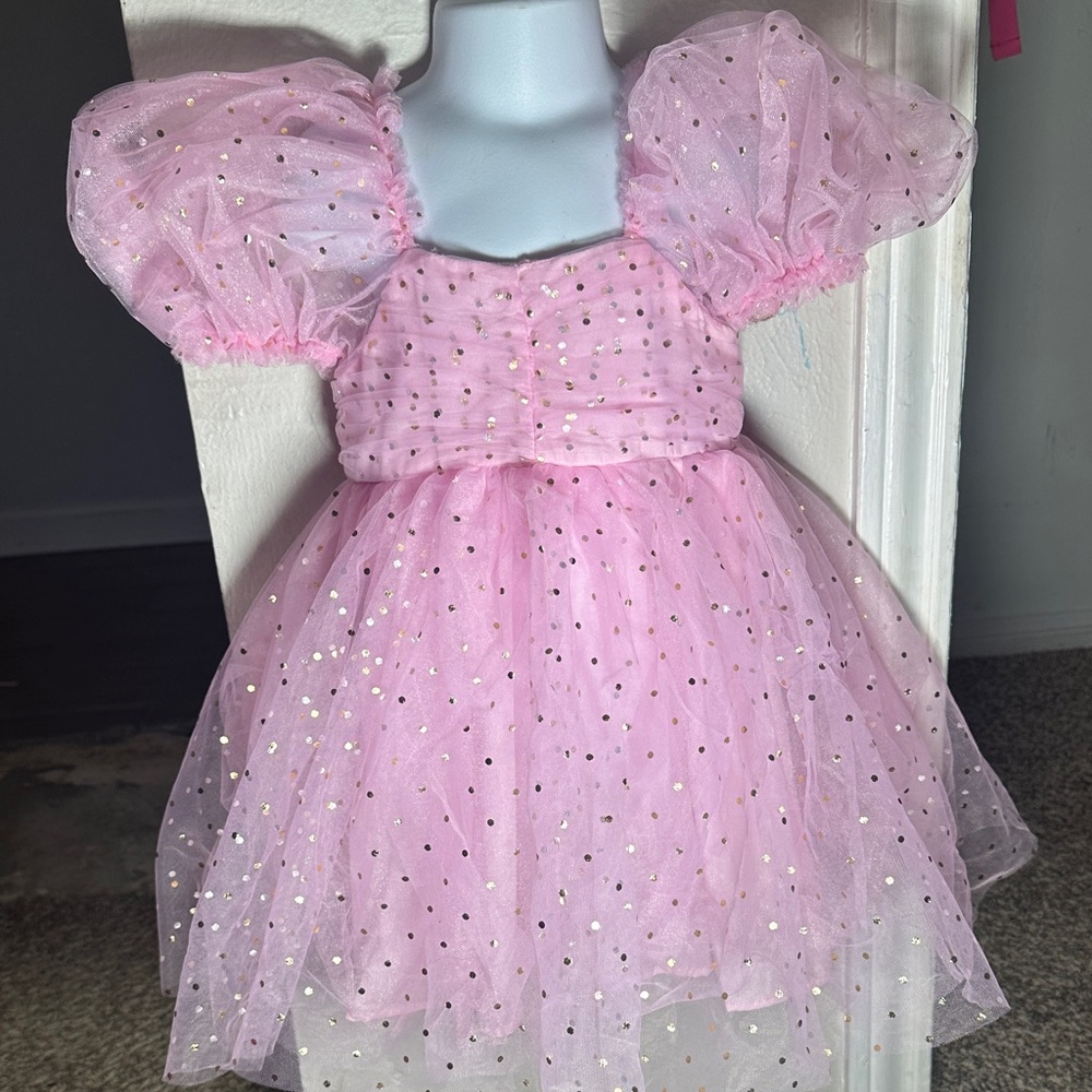 Jessica Simpson Pink Sparkle Kids Dress